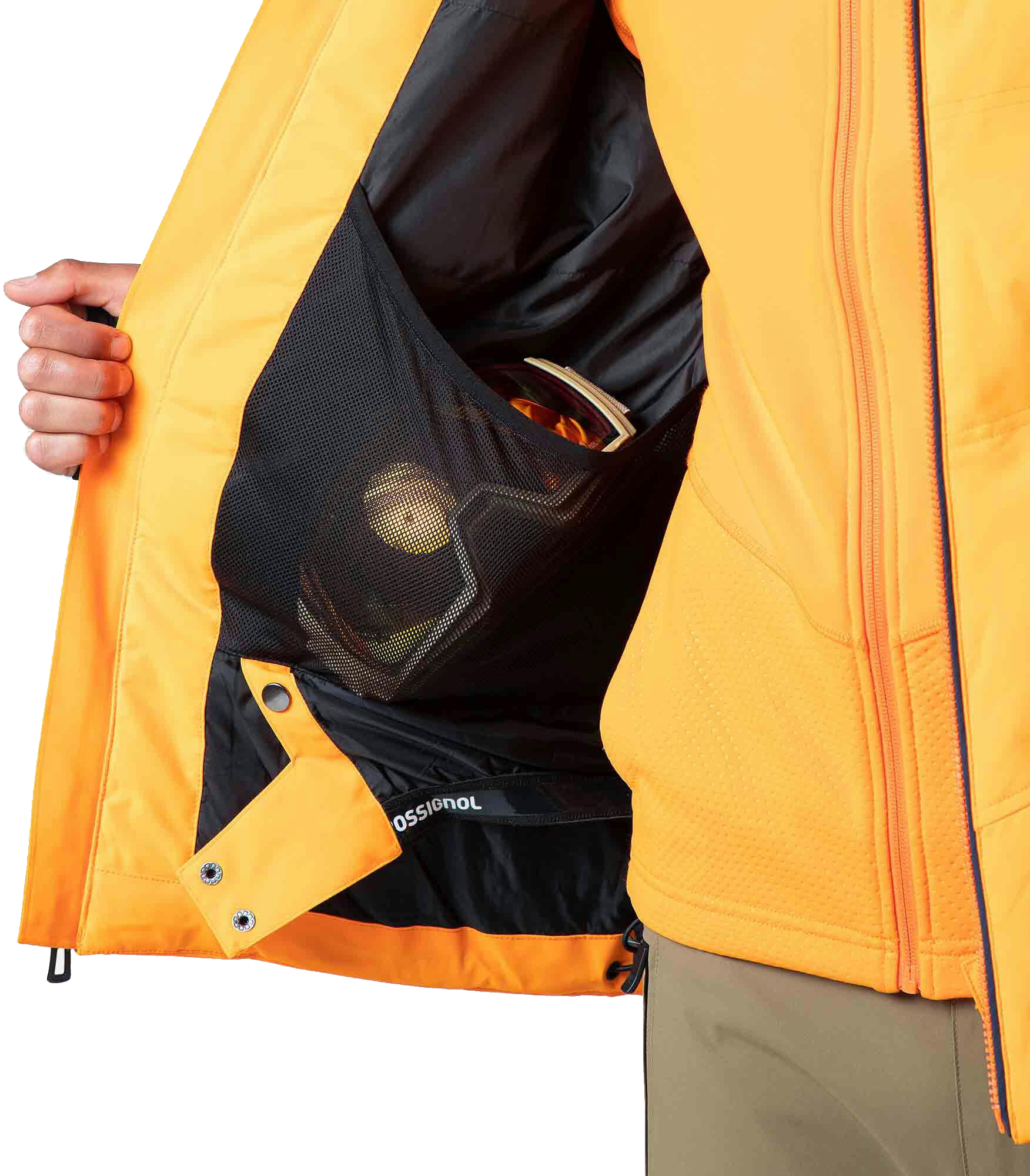 Гірськолижна куртка ROSSIGNOL ( RLMMJ05 ) SIZ JKT 2024 Signal L жовтийфото9