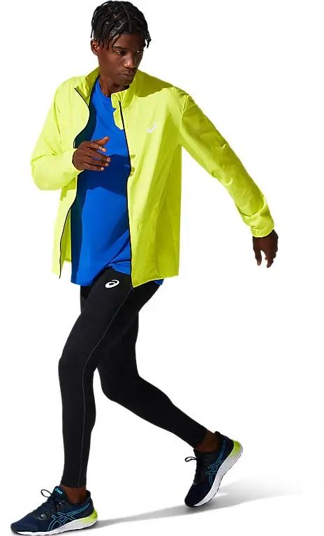 Куртка для бега Asics ( 2011C344 ) CORE JACKET 2024 750 TIGER YELLOW 2XL желтый фото 4