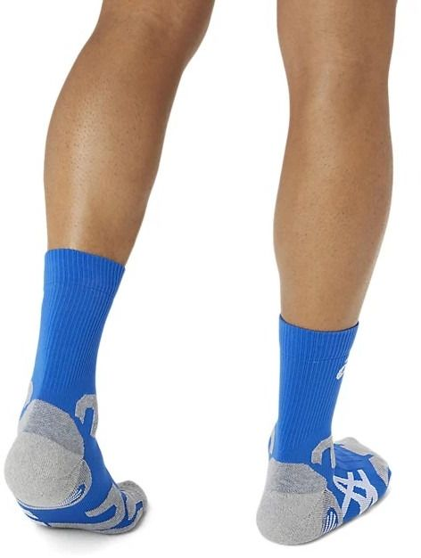 Носки Asics ( 3043A071 ) COURT+ TENNIS CREW SOCK 2024 ELECTRIC BLUE I (35-38) синий фото 6