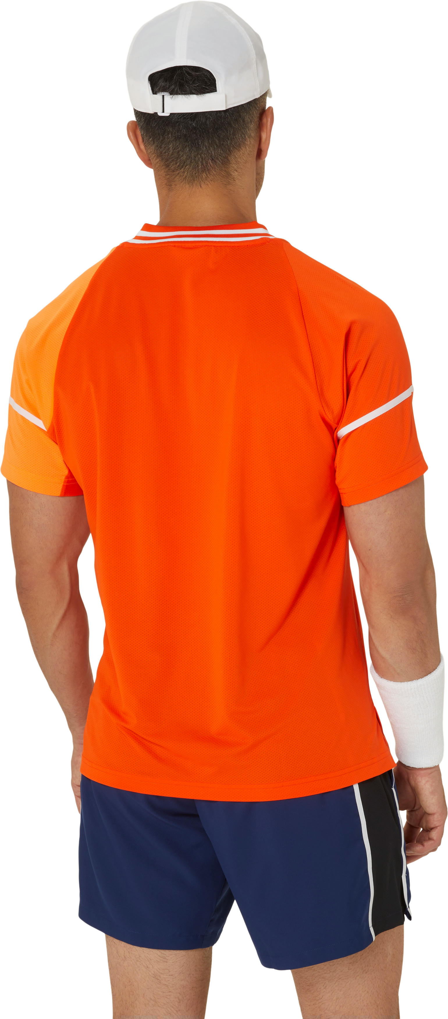 Футболка для тенісу Asics ( 2041A282 ) MEN MATCH ACTIBREEZE SS TOP 2024 KOI XL оранжевый фото 2