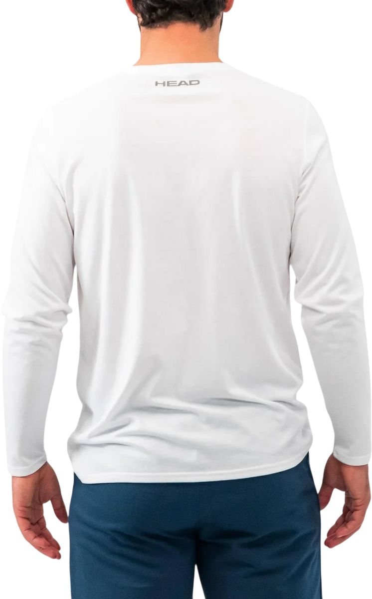 Футболка HEAD ( 811451 ) CLUB 22 CLIFF LS Men 2024 White XL білийфото4