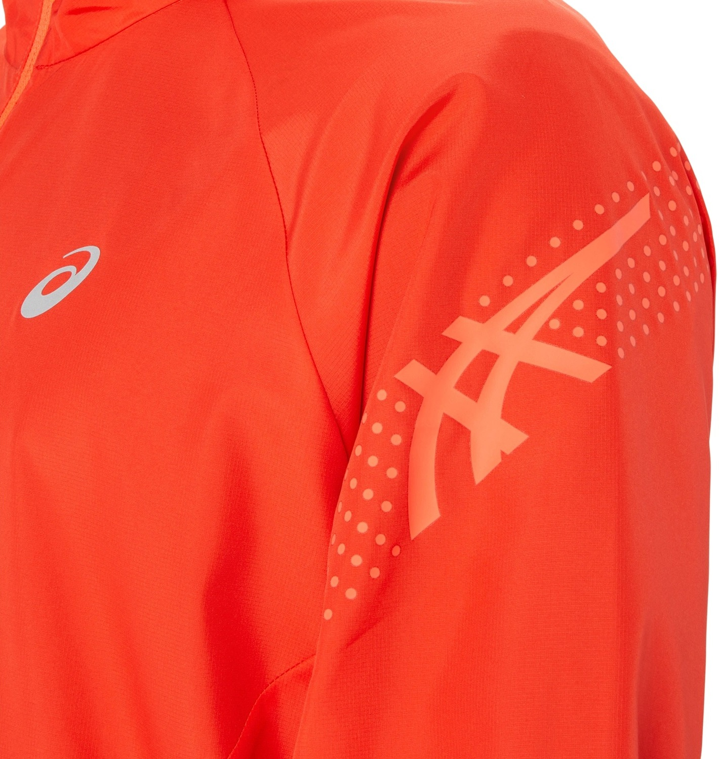 Куртка для бега Asics ( 2011C733 ) ICON JACKET 2024 TRUE RED / SUNRISE RED XL красный фото 6