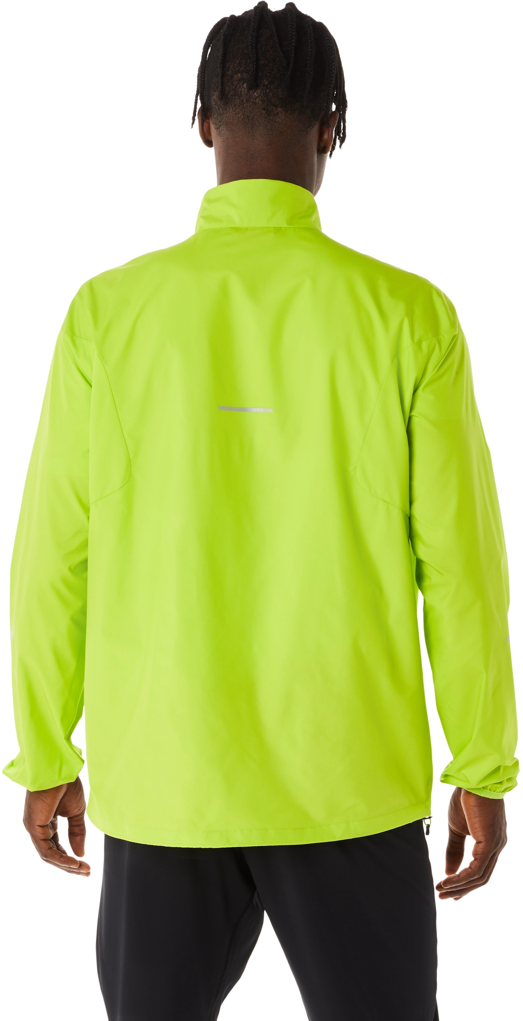 Куртка для бега Asics ( 2011C745 ) LITE-SHOW JACKET 2023 300 LIME ZEST/PERFORMANCE BLACK 2XL салатовый фото 2