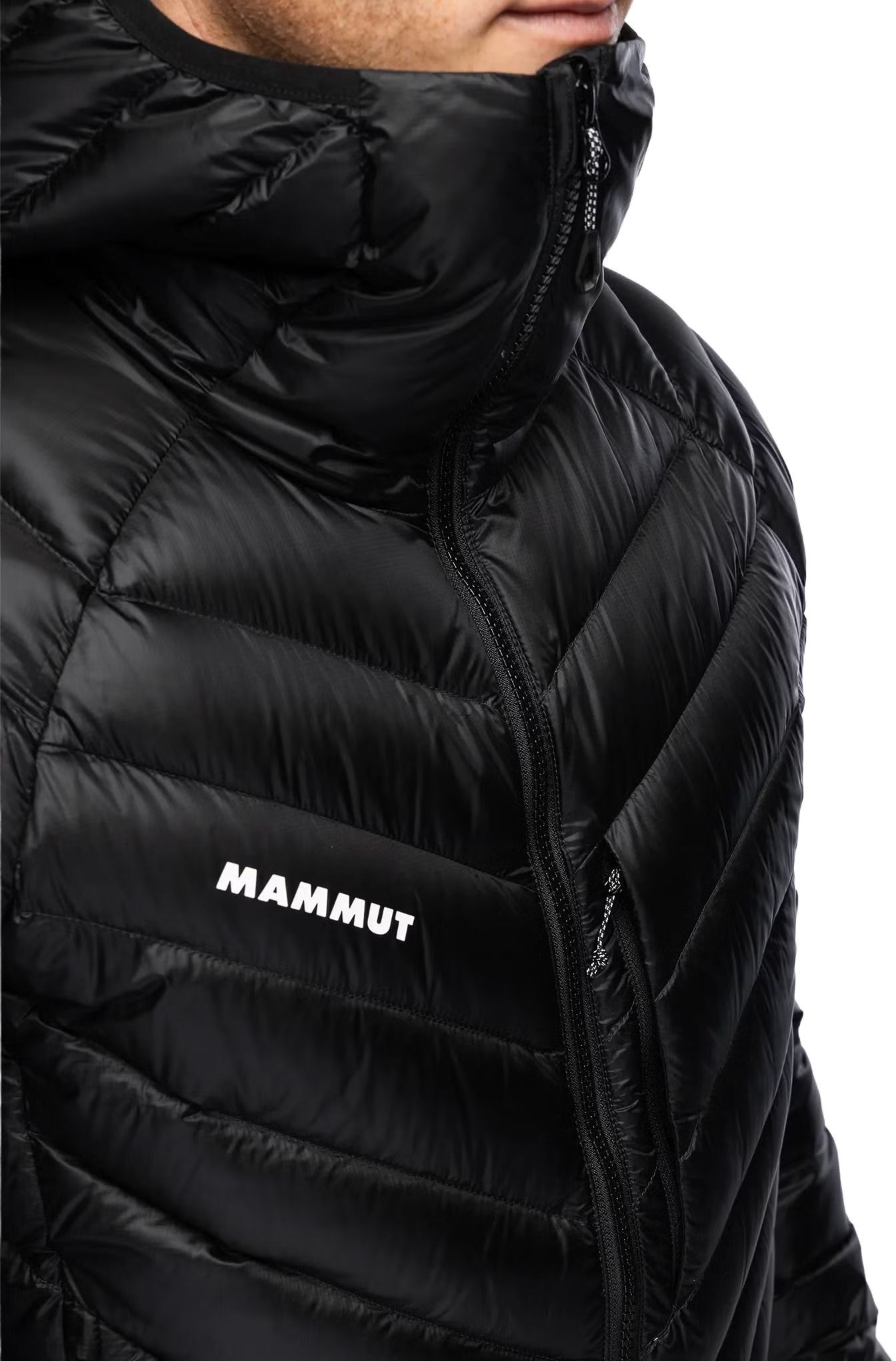 Пуховая куртка Mammut ( 1013-02960 ) Broad Peak IN Hooded Jacket 2024 Black S черный фото 6