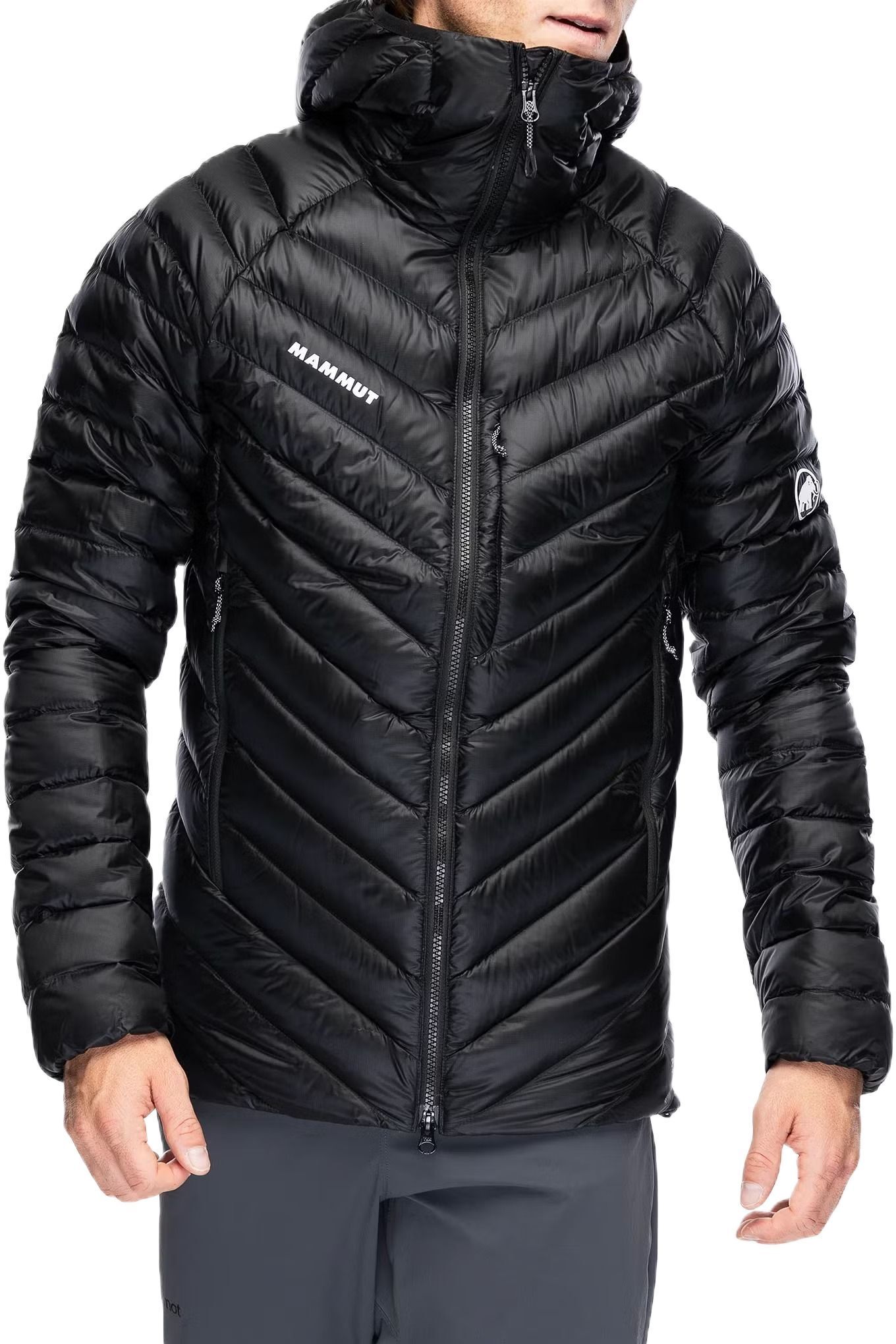 Пуховая куртка Mammut ( 1013-02960 ) Broad Peak IN Hooded Jacket 2024 Black S черный фото 2