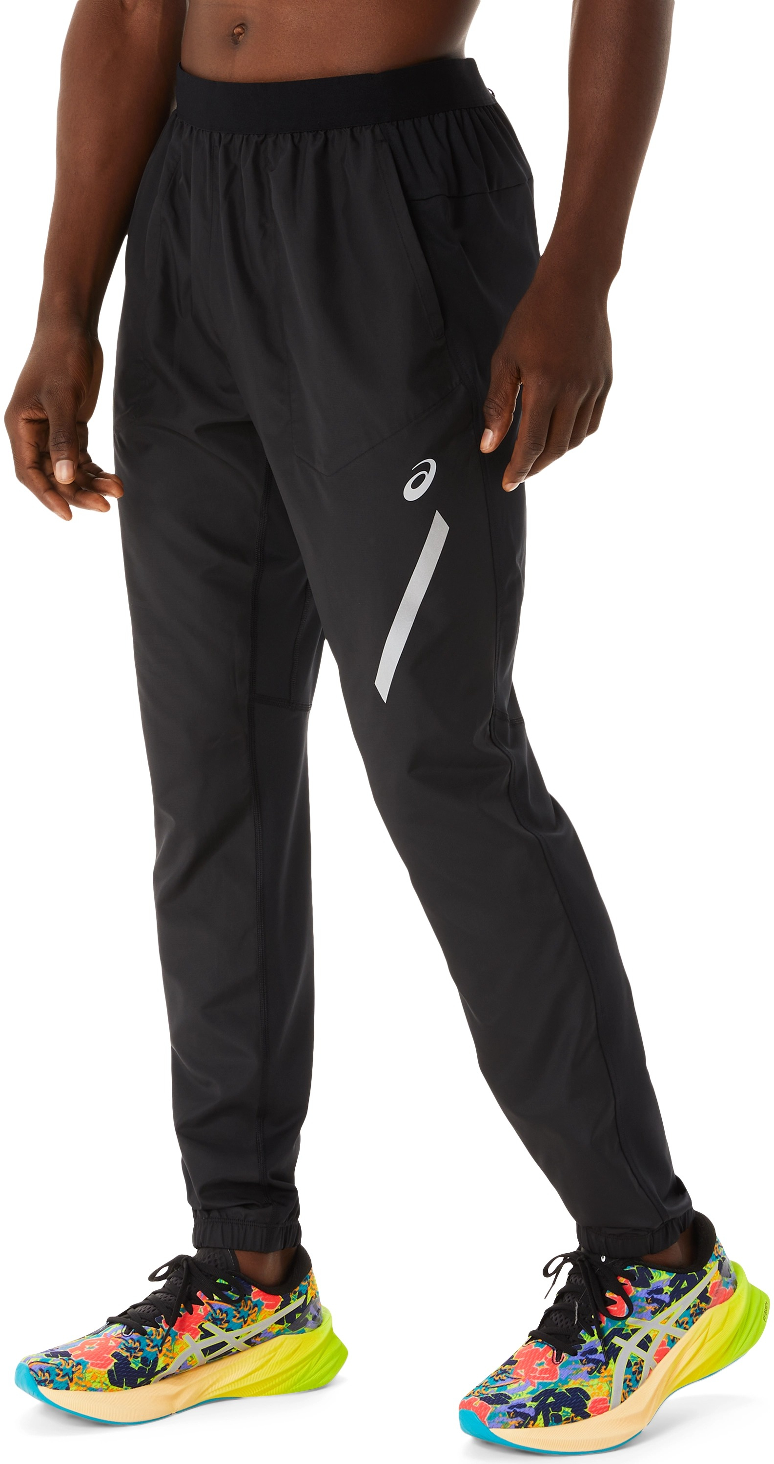 Штаны для бега Asics ( 2011C754 ) LITE-SHOW PANT 2024 PERFORMANCE BLACK L черный фото 3