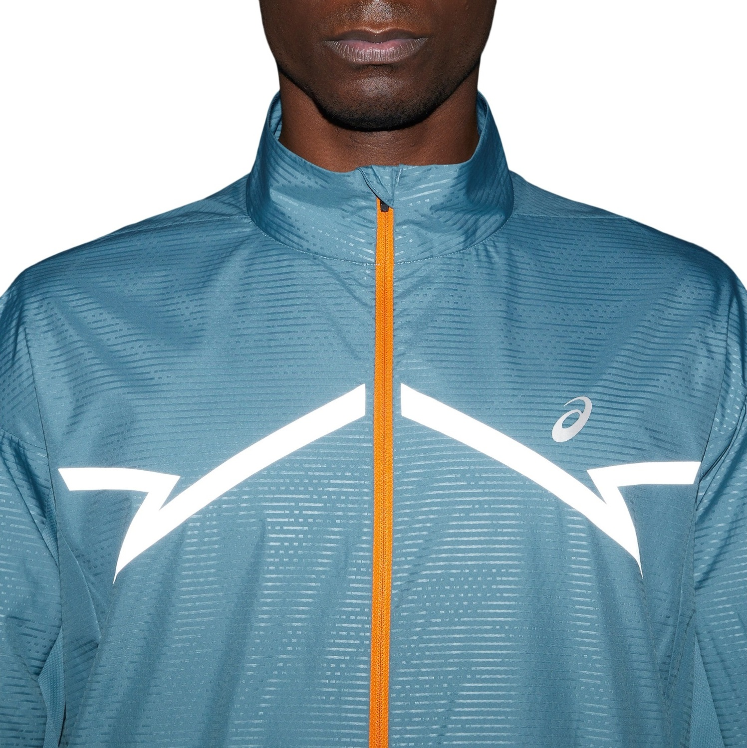 Куртка для бігу Asics ( 2011C875 ) LITE-SHOW JACKET 2024 FOGGY TEAL 2XL блакитнийфото5