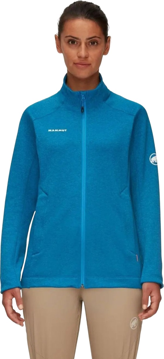 Флис Mammut ( 1014-00831 ) Nair ML Jacket Women 2022 gentian melange-white XS синий фото 2