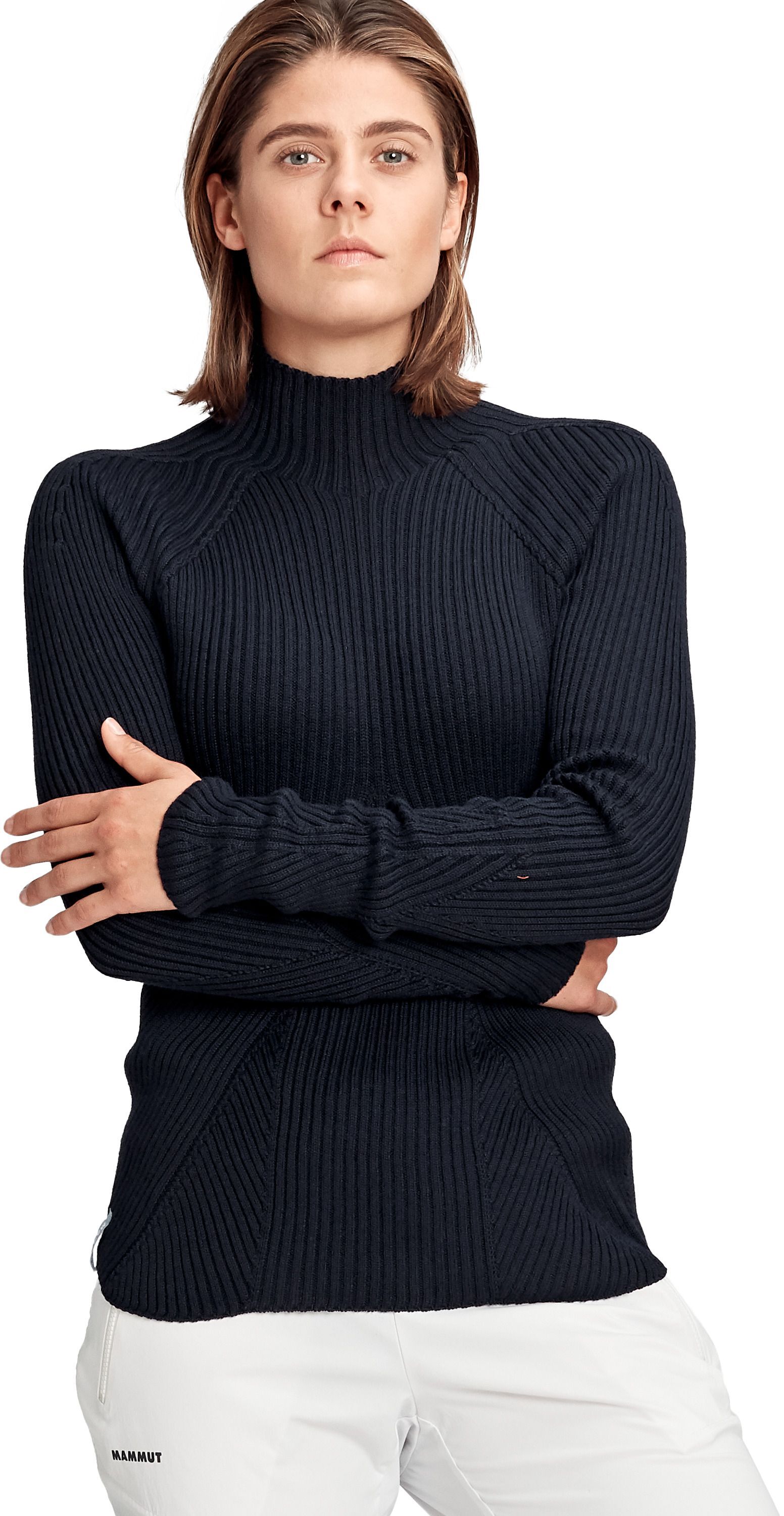 Кофта Mammut ( 1014-02470 ) Zuerich ML Turtleneck Women 2021 night M черный фото 3