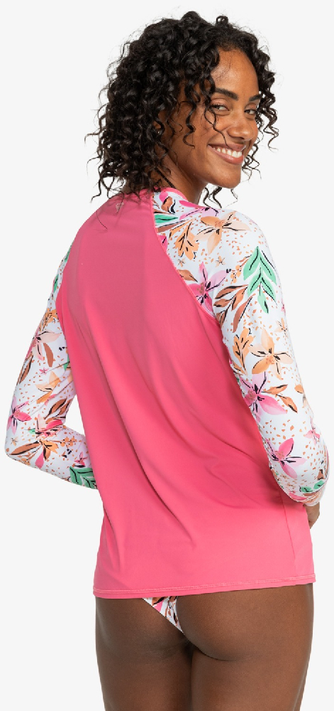 Гідромайка ROXY ( ERJWR03757 ) LS LYCRA PRINTE SFSH 2024 WBK8 XL рожевийфото3