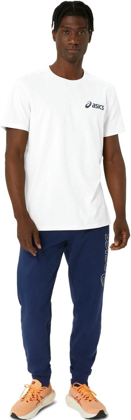 Футболка для бігу Asics ( 2031E659 ) ASICS CHEST LOGO SS TEE 2024 BRILLIANT WHITE/FRENCH BLUE L білийфото6