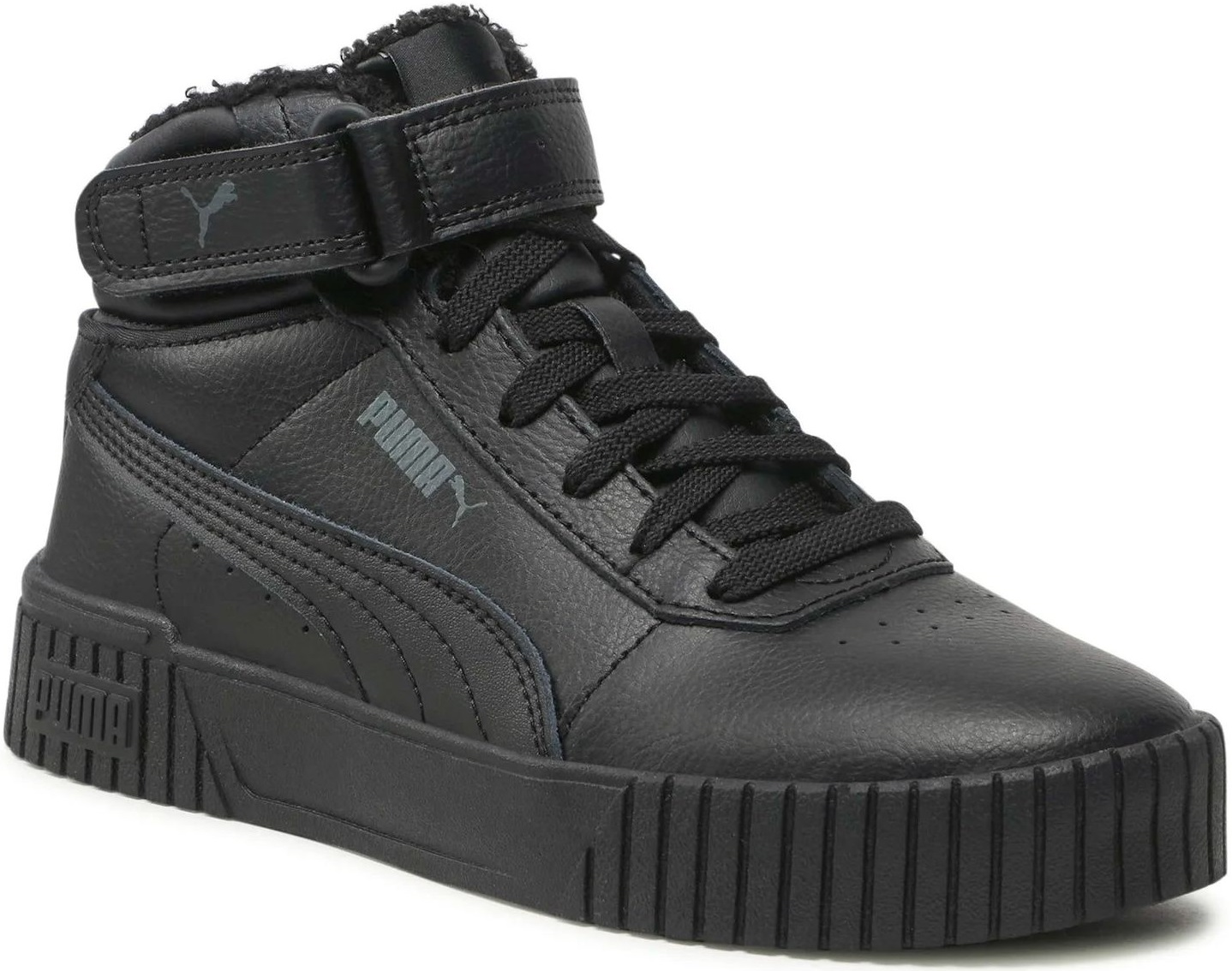 Черевики жіночі Puma Carina 2.0 Mid WTR 385852-01 36 (3.5 UK) чорніфото3