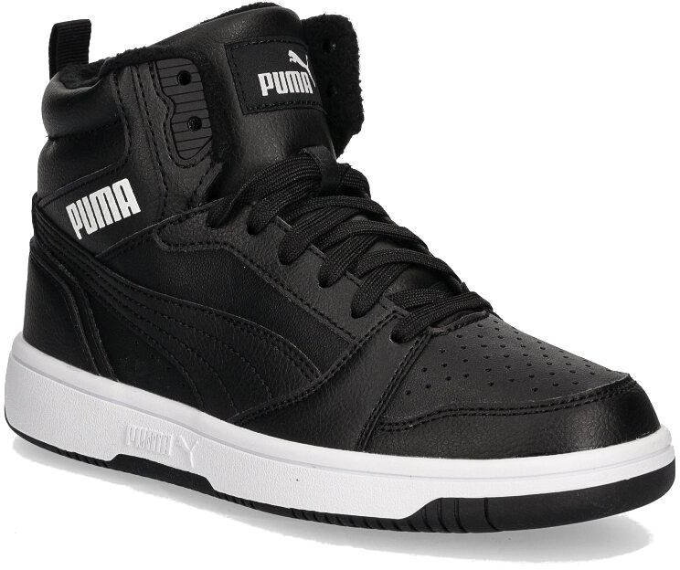 Черевики підліткові Puma Rebound V6 Mid WTR Jr 394685-01 36 (3.5 UK) чорніфото3