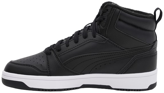 Черевики підліткові Puma Rebound V6 Mid WTR Jr 394685-01 37 (4 UK) чорніфото2