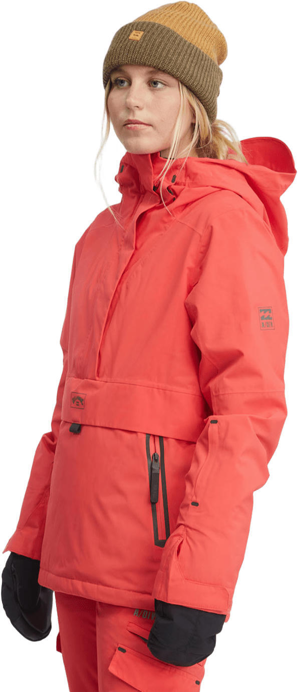 Анорак Billabong ( Z6JF21 ) PASSAGE ANORAK 2022 FIRE RED L красный фото 3