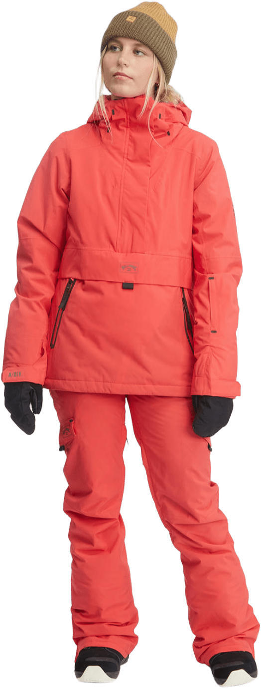 Анорак Billabong ( Z6JF21 ) PASSAGE ANORAK 2022 FIRE RED L красный фото 2