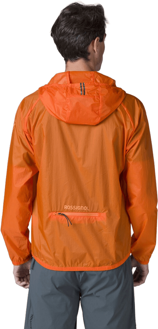 Куртка для бега ROSSIGNOL ( RLMMJ68 ) ULTRALIGHT PKB JKT 2024 41N 2XL оранжевый фото 3