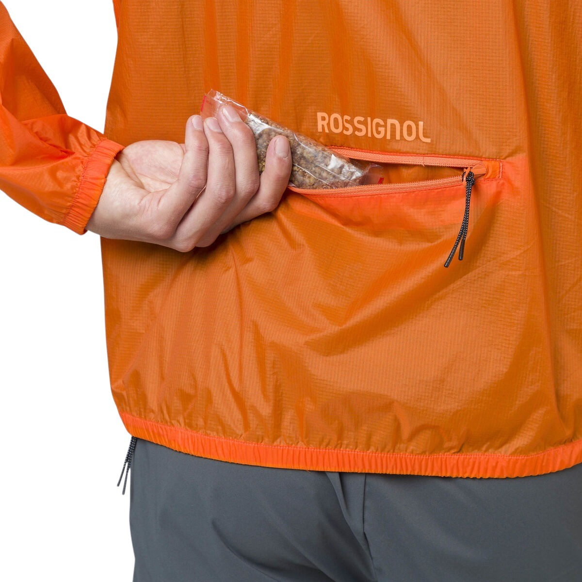 Куртка для бега ROSSIGNOL ( RLMMJ68 ) ULTRALIGHT PKB JKT 2024 41N 2XL оранжевый фото 8