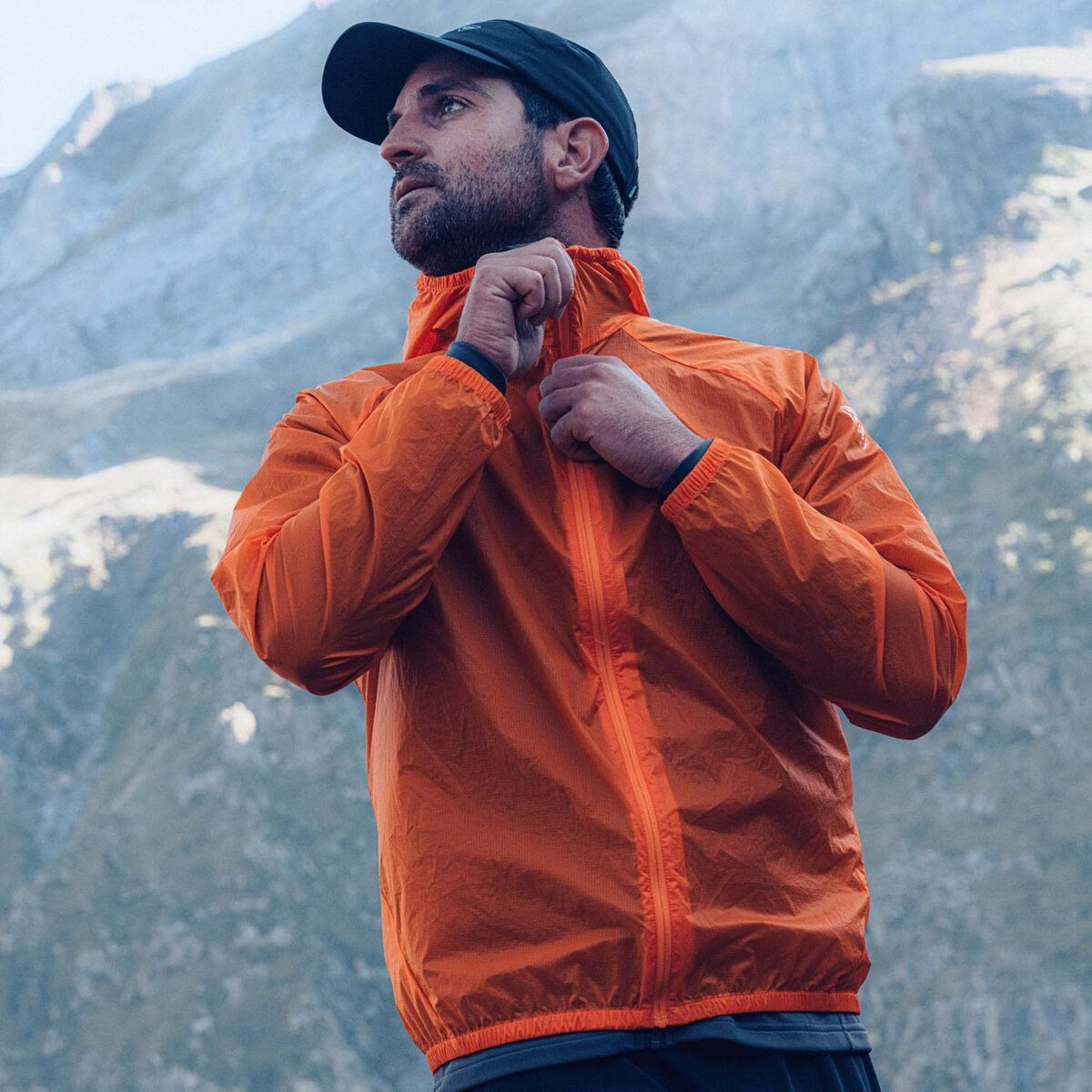 Куртка для бега ROSSIGNOL ( RLMMJ68 ) ULTRALIGHT PKB JKT 2024 41N 2XL оранжевый фото 10