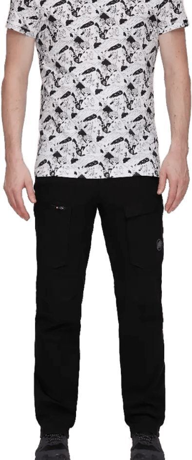 Штаны для туризма Mammut ( 1022-01970 ) Zinal Hybrid Pants Men 2023 black 50 черный фото 3