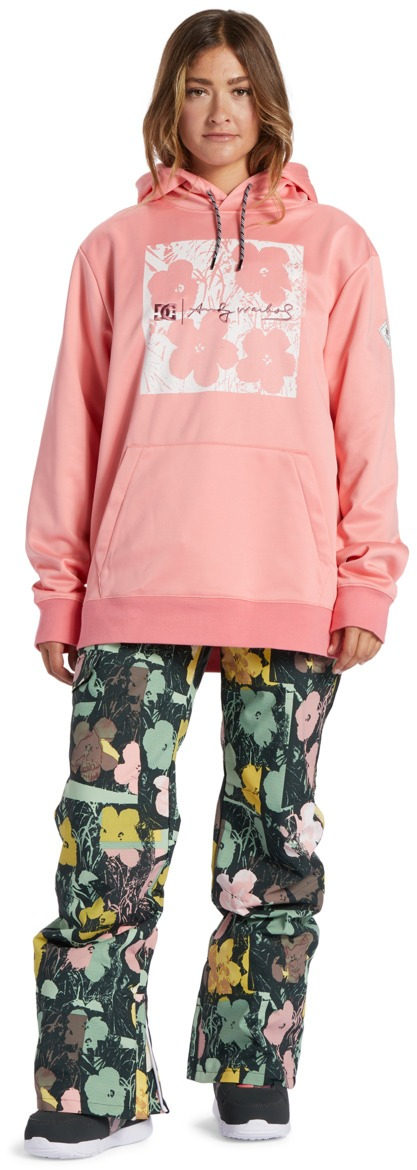 Худи DC ( ADJFT03040 ) AW SNOWSTAR 2024 Shell Pink L розовый фото 7
