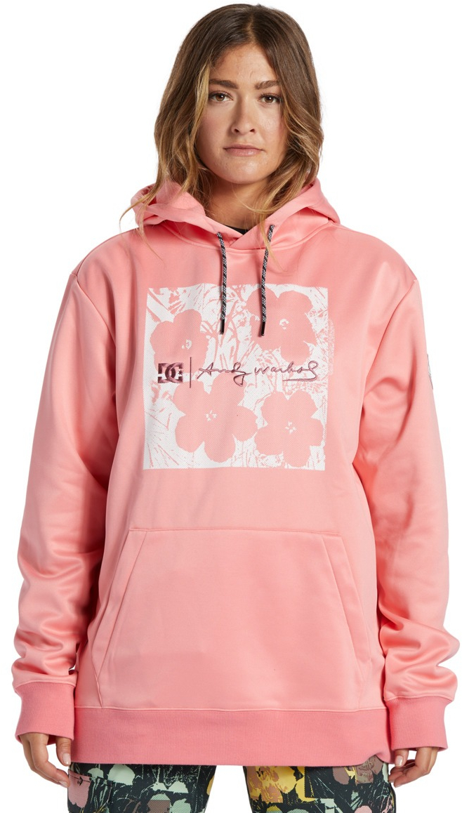 Худи DC ( ADJFT03040 ) AW SNOWSTAR 2024 Shell Pink L розовый фото 3
