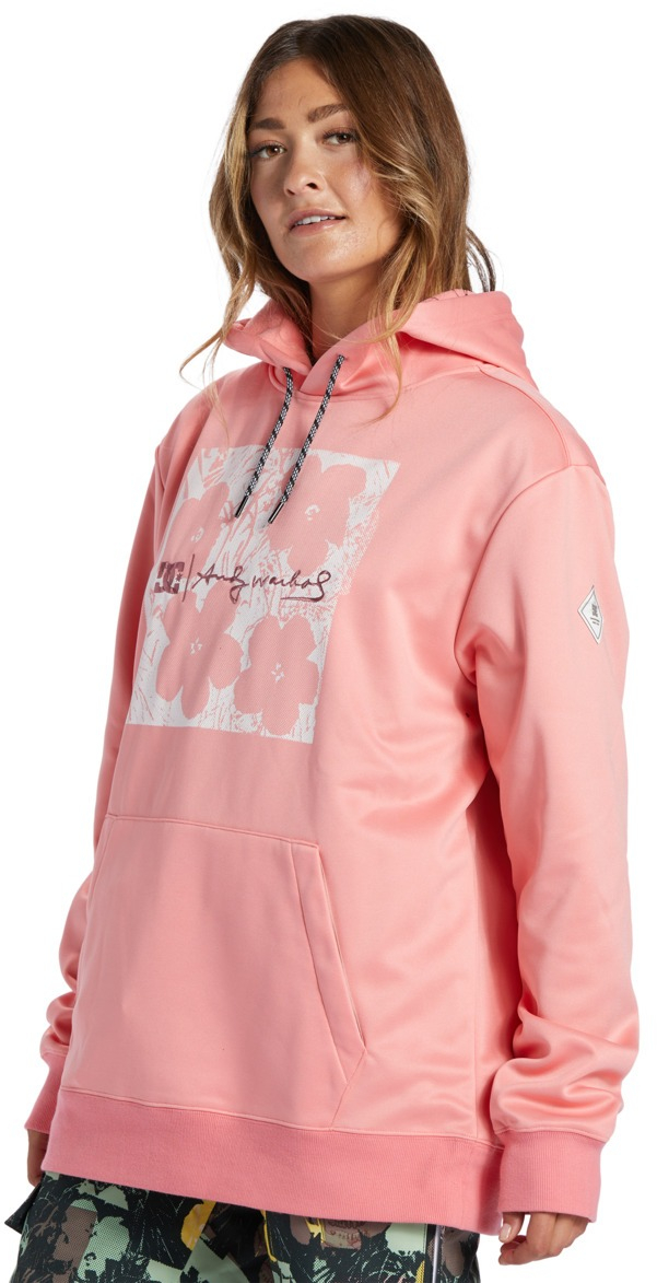 Худи DC ( ADJFT03040 ) AW SNOWSTAR 2024 Shell Pink L розовый фото 5