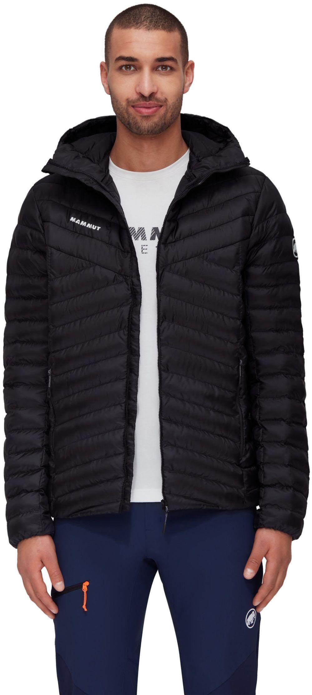 Пухова куртка Mammut ( 1013-01781 ) Albula IN Hooded Jacket 2024 Black S чернафото2