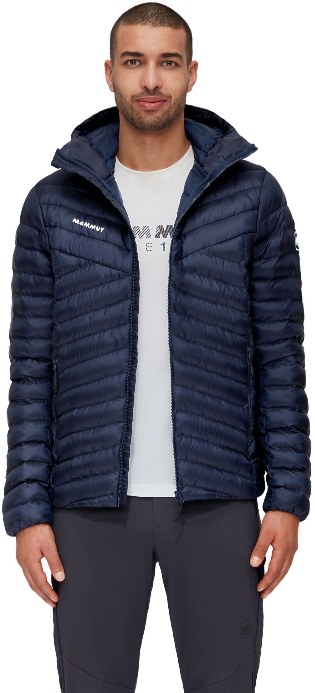 Пухова куртка Mammut ( 1013-01781 ) Albula IN Hooded Jacket 2024 Marine XXL синійфото3