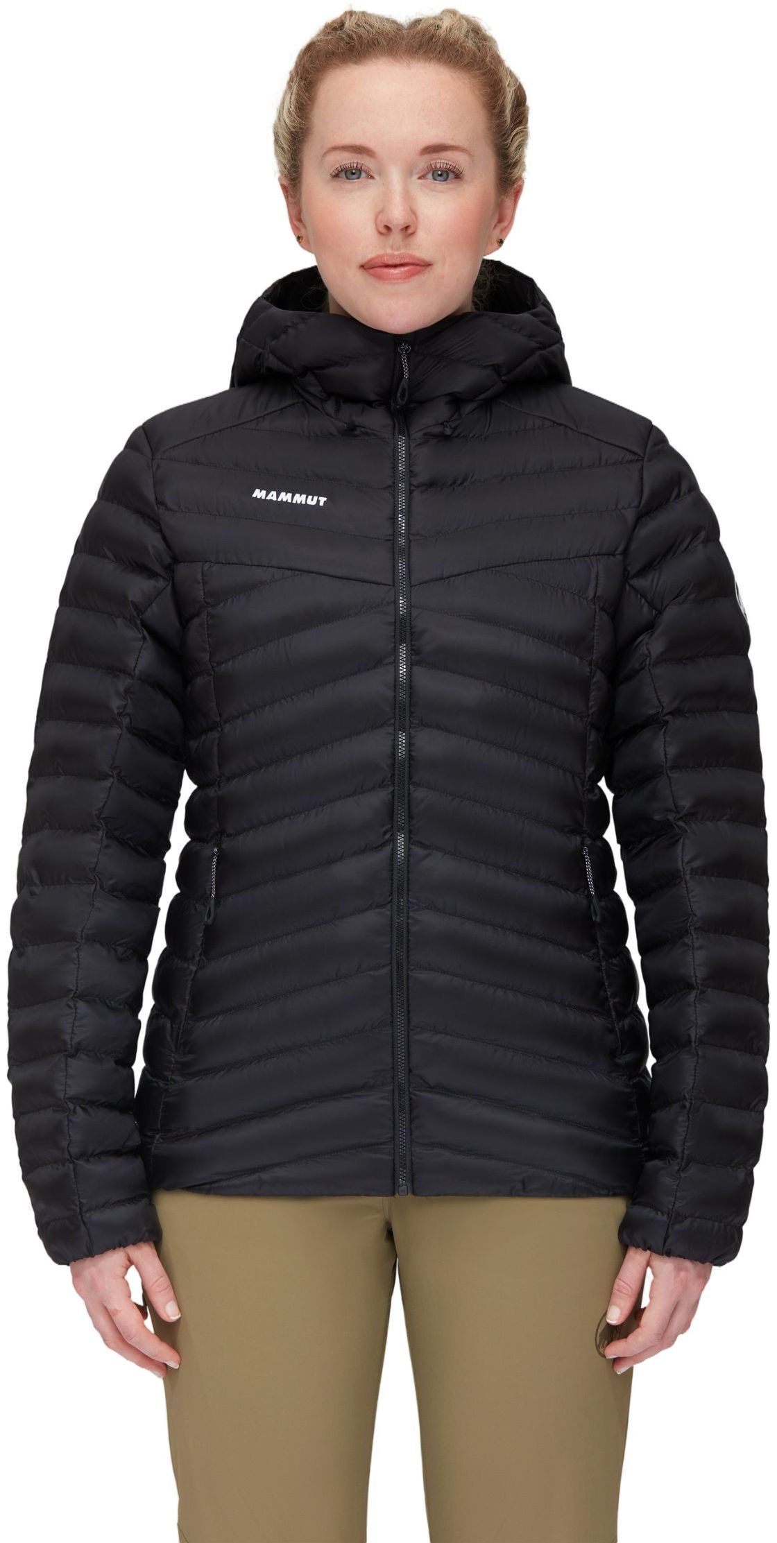 Пухова куртка Mammut ( 1013-01791 ) Albula IN Hooded Jacket 2024 Black L чернафото2