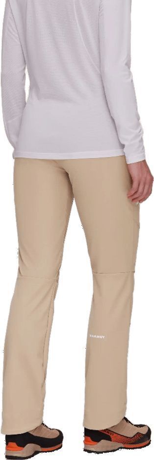 Штаны для туризма Mammut ( 1021-00880 ) Taiss SO Pants Women 2024 savannah 34 бежевый фото 2