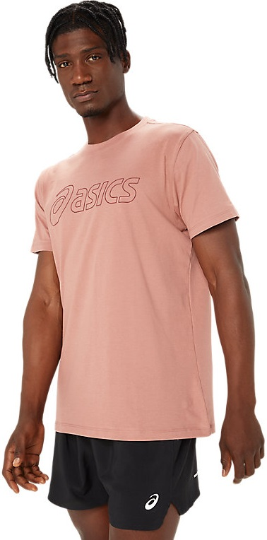 Футболка для бігу Asics (2031E188) ASICS LOGO SS TEE 2024 UMEBOSHI/ANTIQUE RED L рожевийфото3