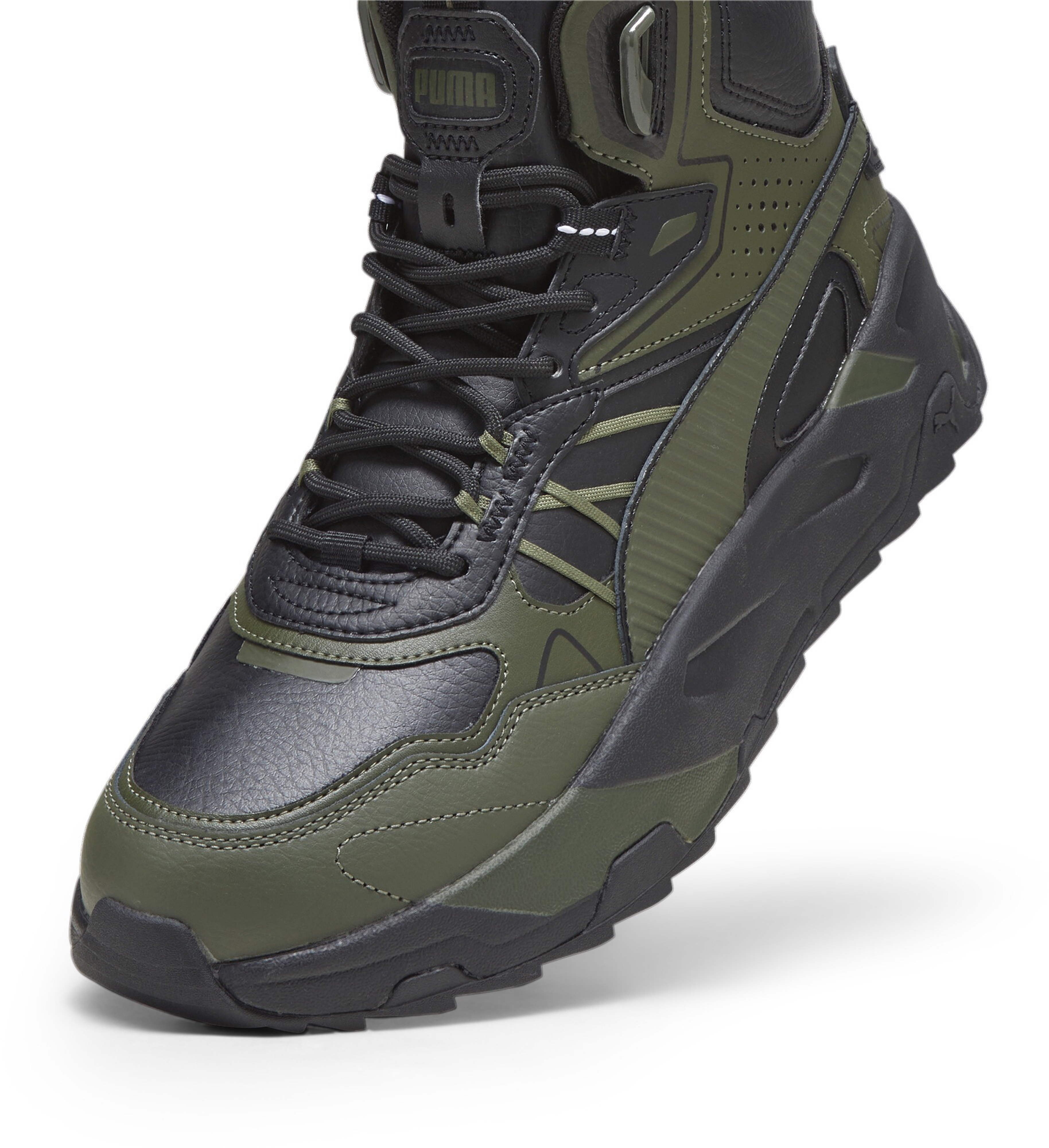 Черевики чоловічі Puma Trinity Mid Hybrid L 393985-04 46 (11 UK) чорні/оливковіфото3