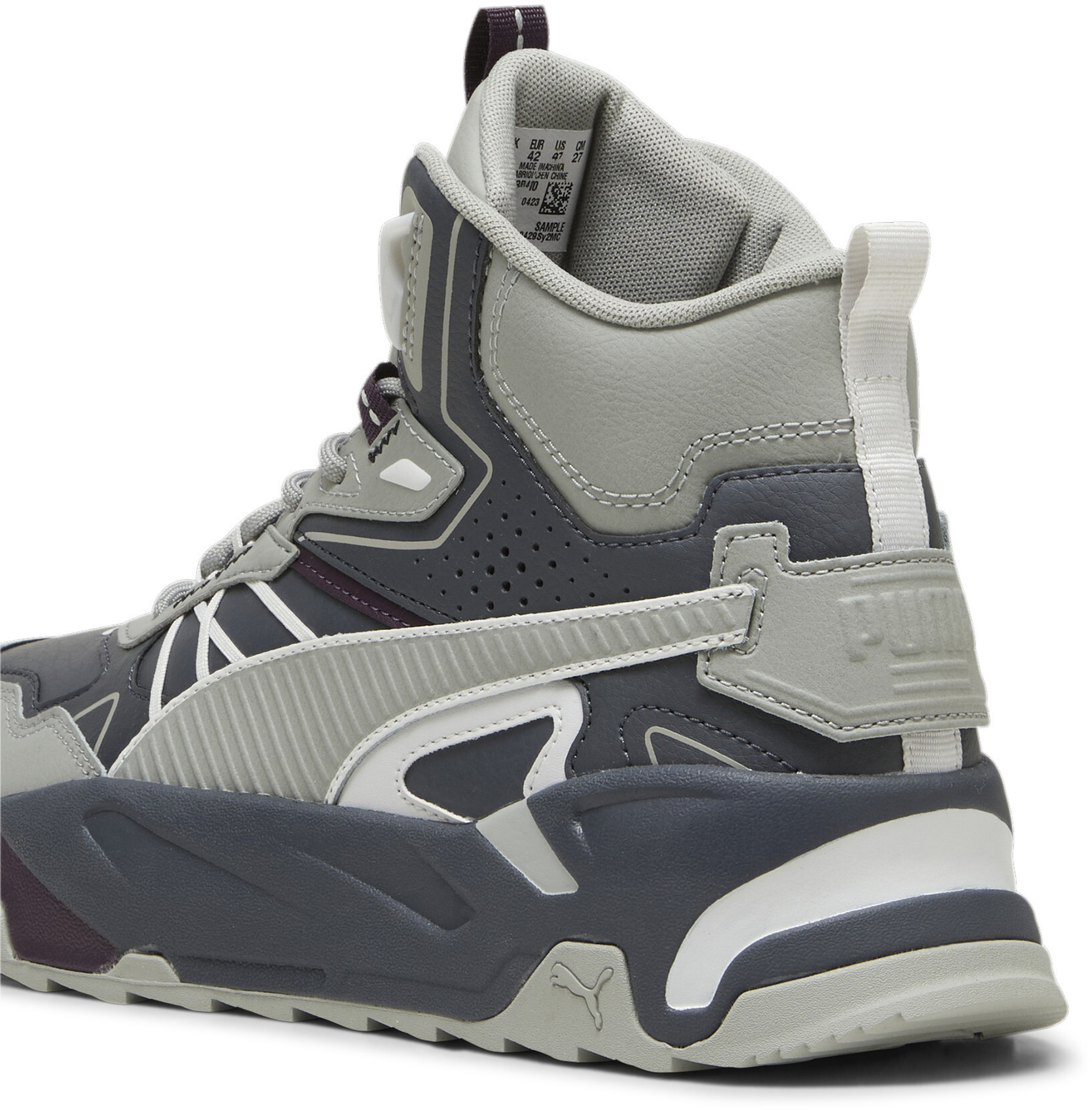 Черевики чоловічі Puma Trinity Mid Hybrid L 393985-10 45 (10.5 UK) сіріфото5