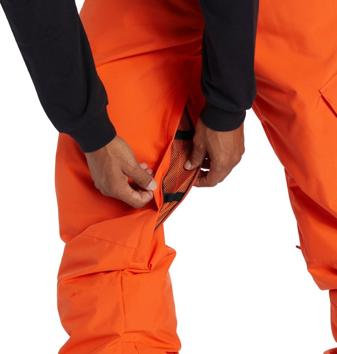 Горнолыжные штаны DC ( ADYTP03042 ) BANSHEE 2024 Orangeade L оранжевые фото 12