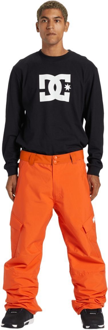Горнолыжные штаны DC ( ADYTP03042 ) BANSHEE 2024 Orangeade L оранжевые фото 16