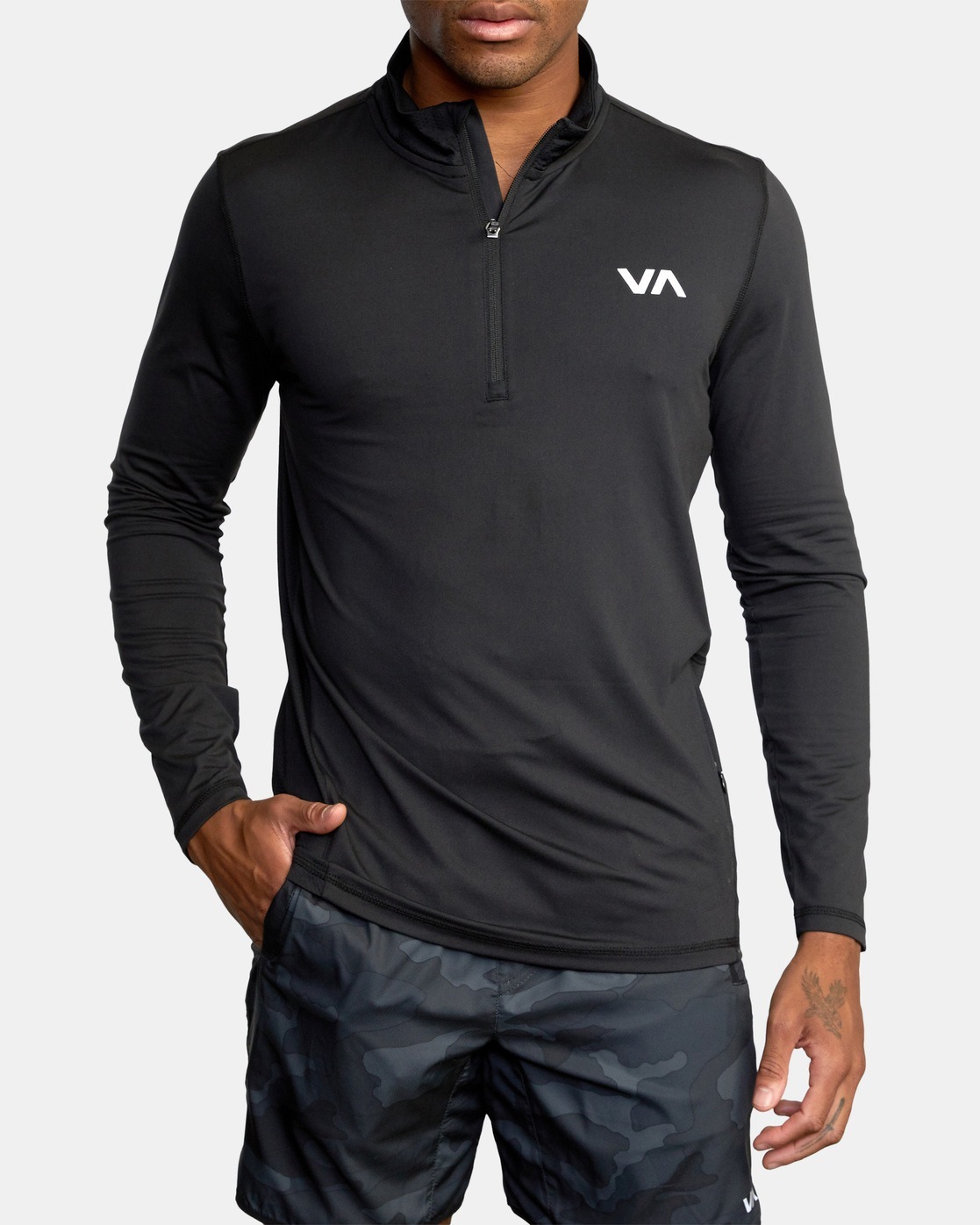 Лонгслив RVCA ( AVYKT00169 ) SPRTVNTLSHALFZI 2024 Black XL чорнийфото10