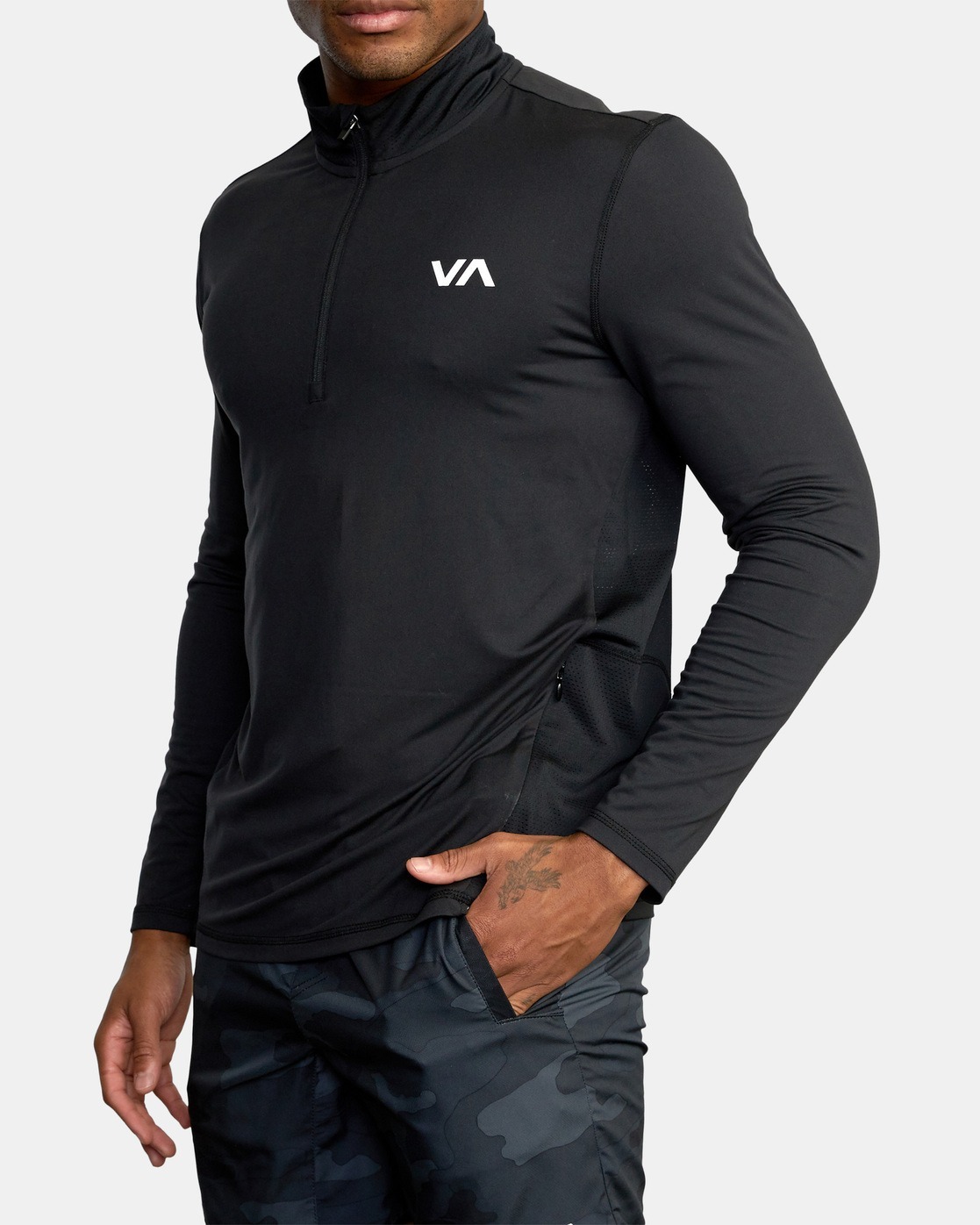 Лонгслив RVCA ( AVYKT00169 ) SPRTVNTLSHALFZI 2024 Black XL чорнийфото7