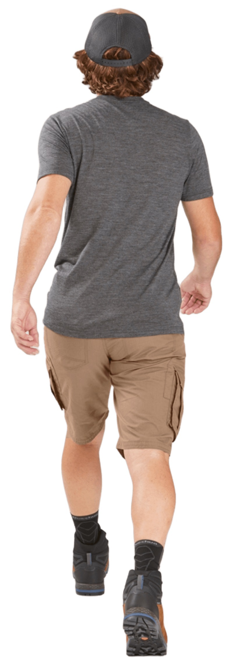 Шорты мужские для трекинга Forclaz Travel100 8579289 40 коричневые фото 5