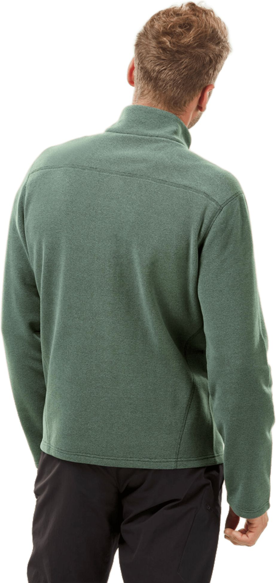 Флисовая кофта мужская для туризма Quechua MH120 8749613 S зеленая фото 