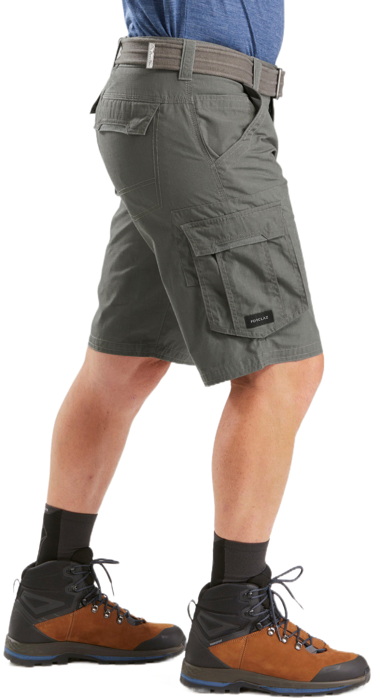 Шорти чоловічі для туризму Forclaz Travel100 8579287 42 хакіфото4