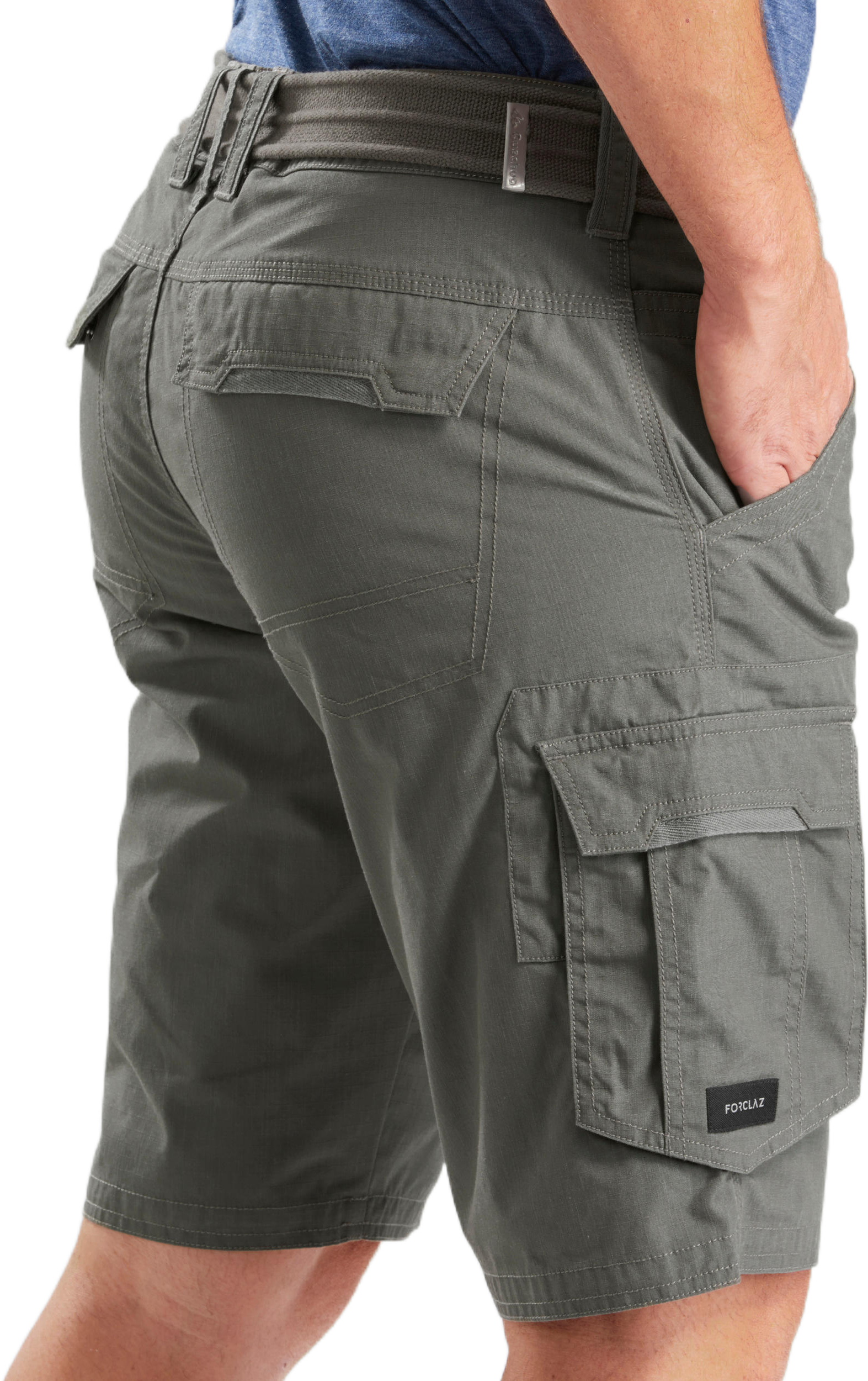 Шорти чоловічі для туризму Forclaz Travel100 8579287 42 хакіфото7