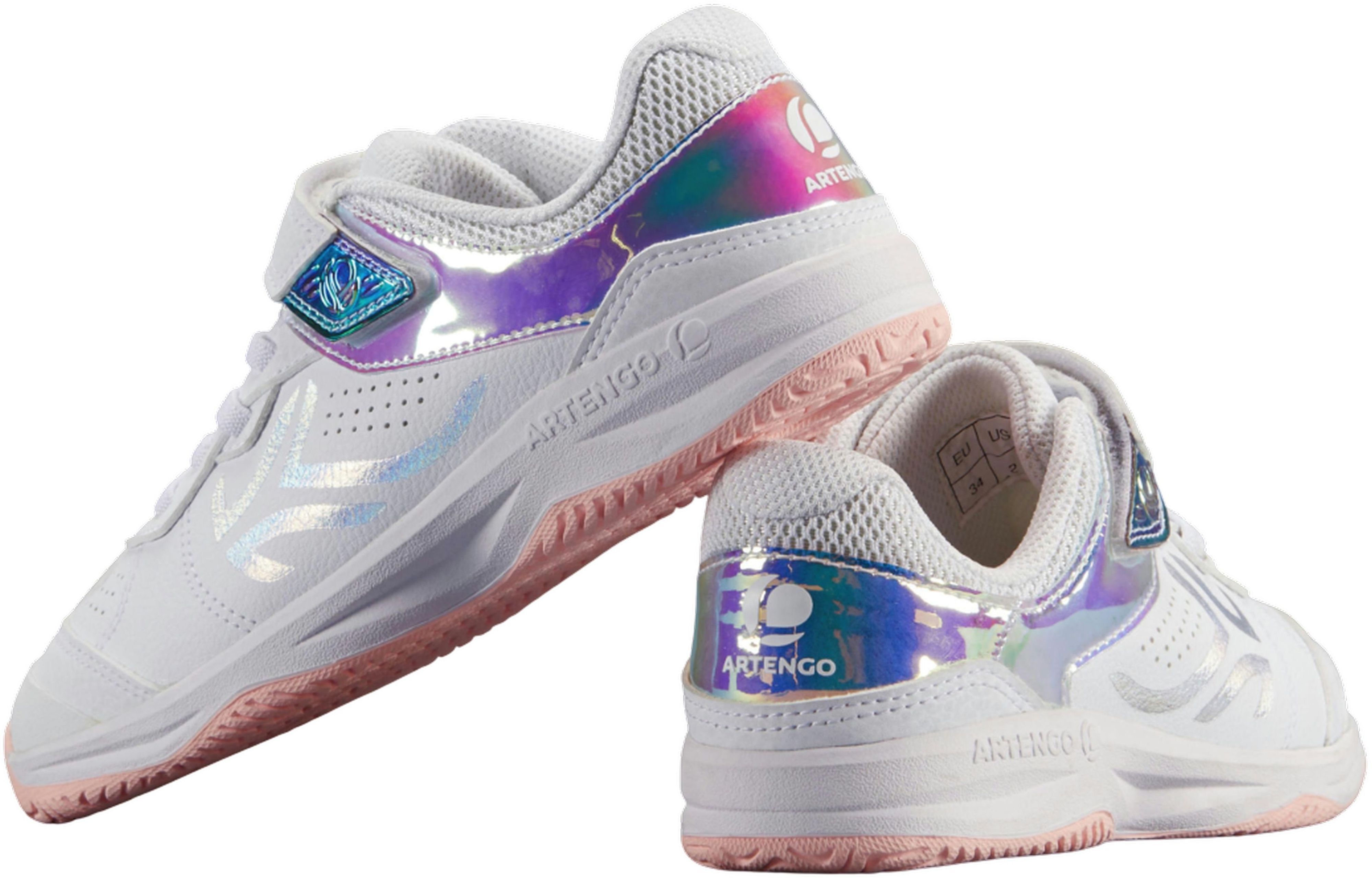 Кроссовки детские для тенниса Decathlon TS160 962625 28 белые фото 