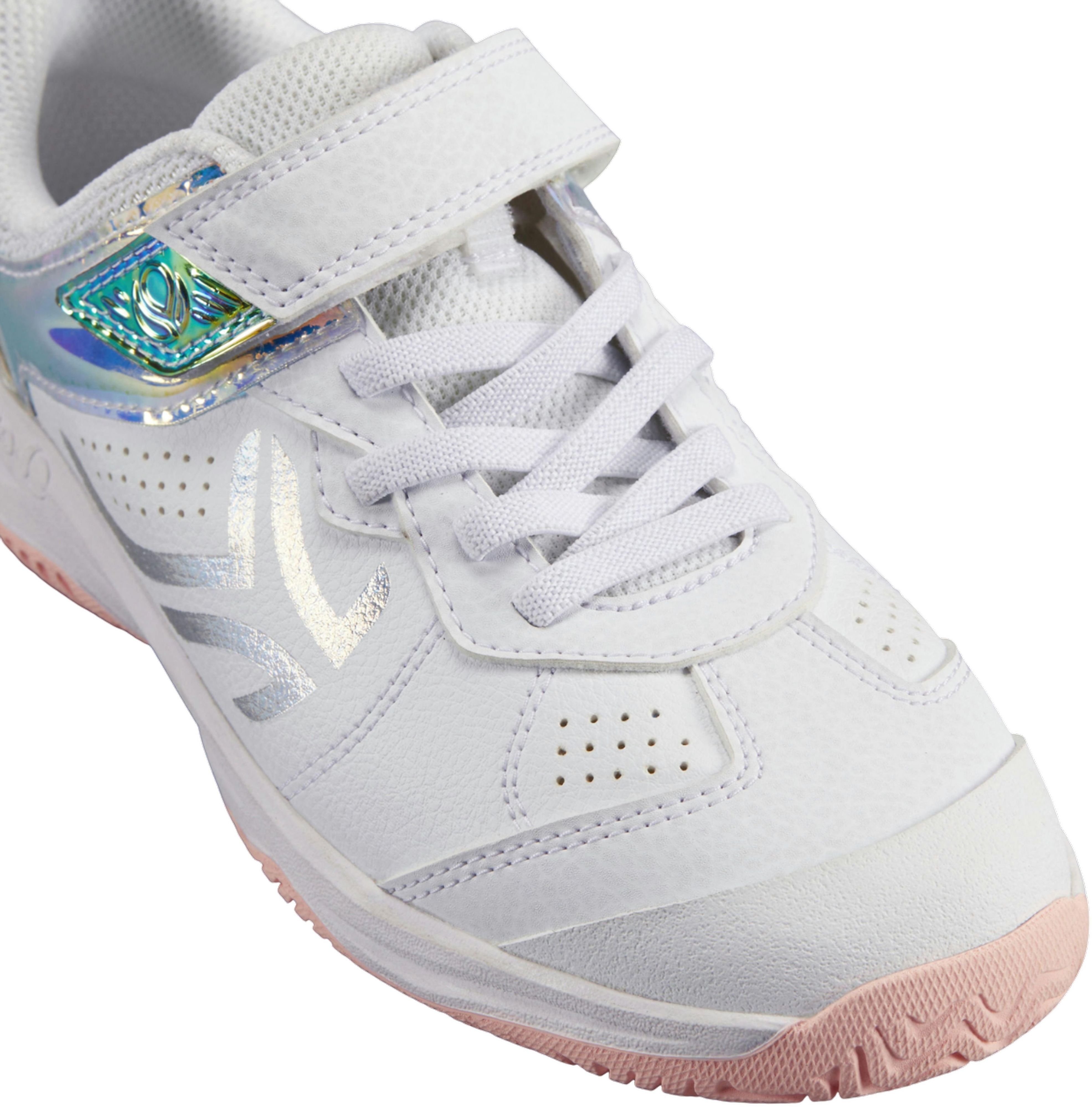 Кроссовки детские для тенниса Decathlon TS160 962625 28 белые фото 