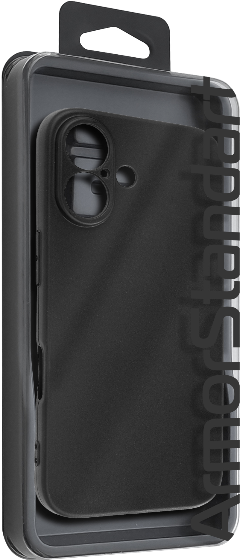 Чохол ArmorStandart Matte Slim Fit для Apple iPhone 16 Camera cover Black (ARM78493)фото3