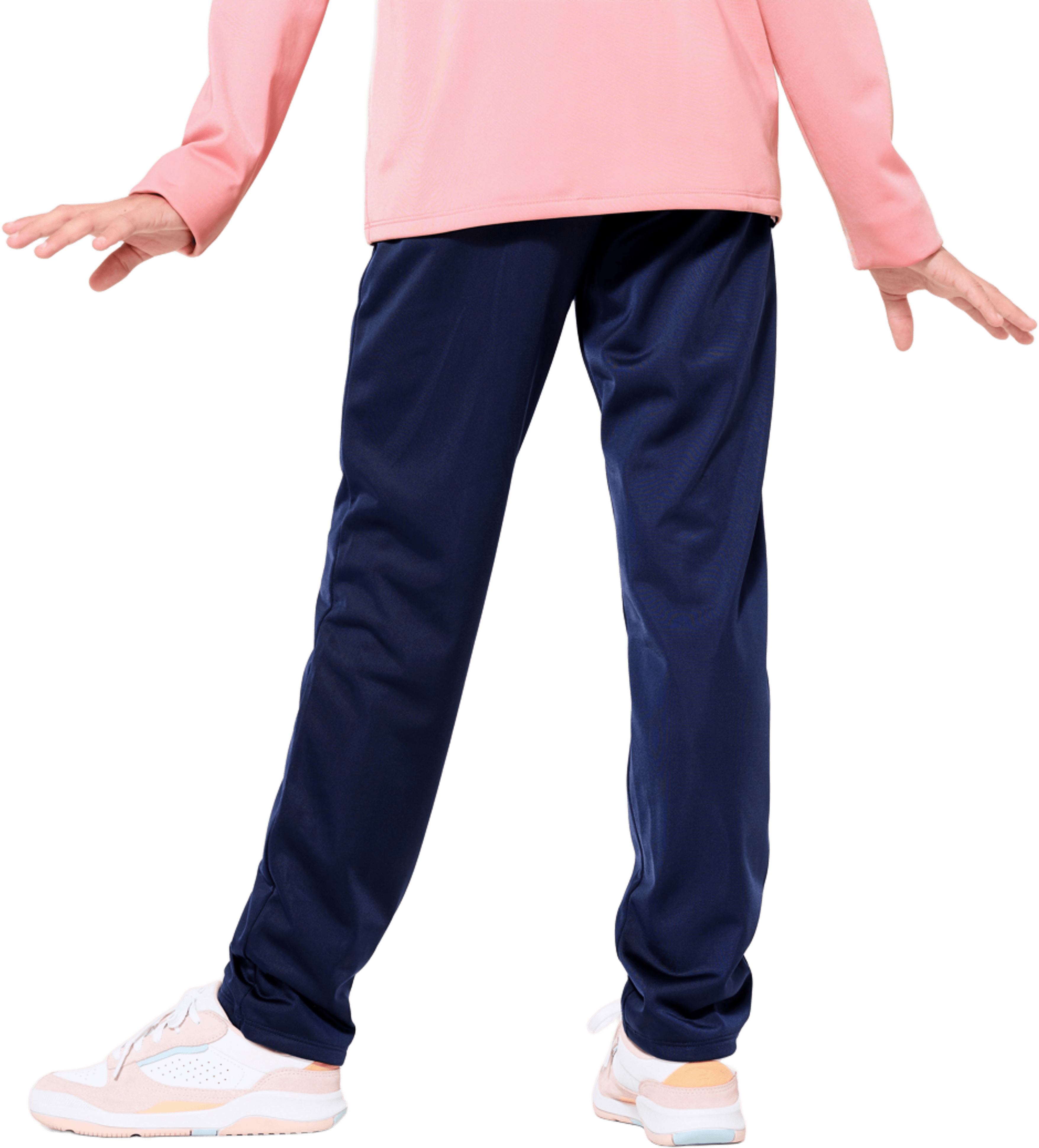 Спортивний костюм для дівчаток Domyos Gym'y S500 8645224 8-9 р (131-140 см) рожевий/синйфото