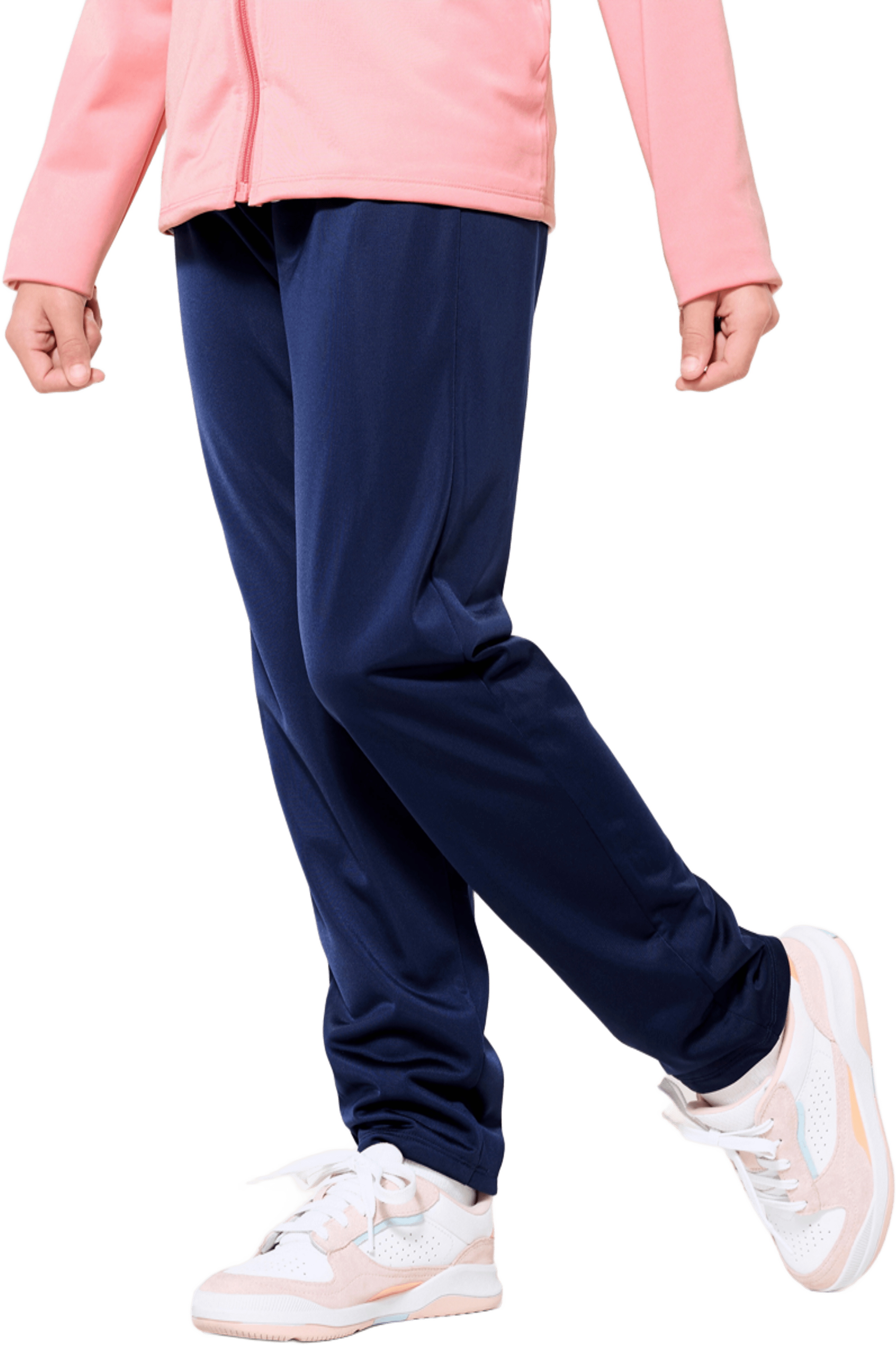 Спортивний костюм для дівчаток Domyos Gym'y S500 8645224 14-15 р. (160-166 см) рожевий/синйфото