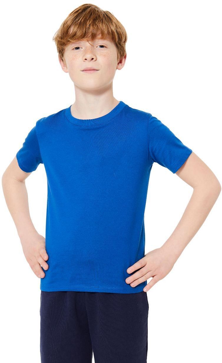Футболка детская Domyos 500 8751825 8-9 р (131-140 см) синяя фото 3