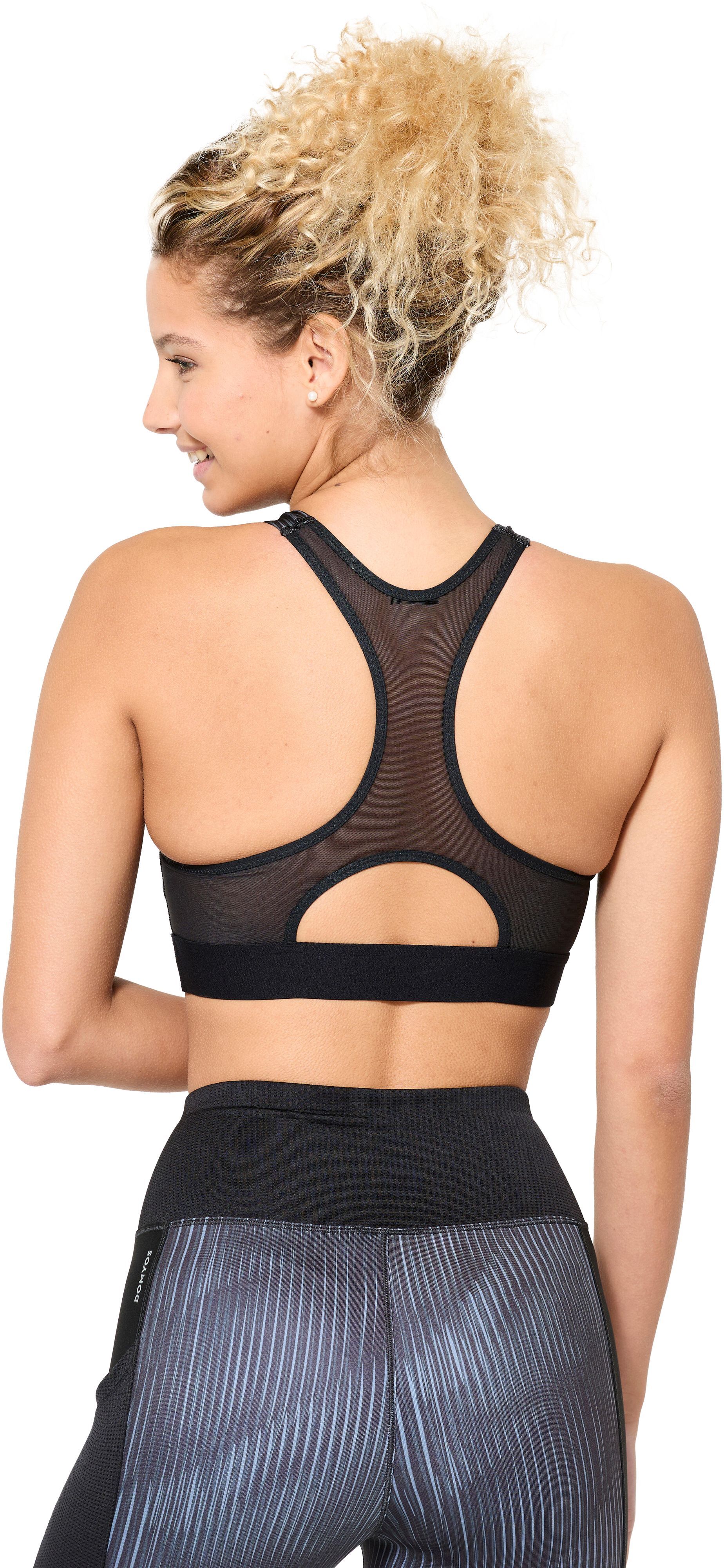 Спортивный топ женский Domyos 500 8841778 XL черный фото 2