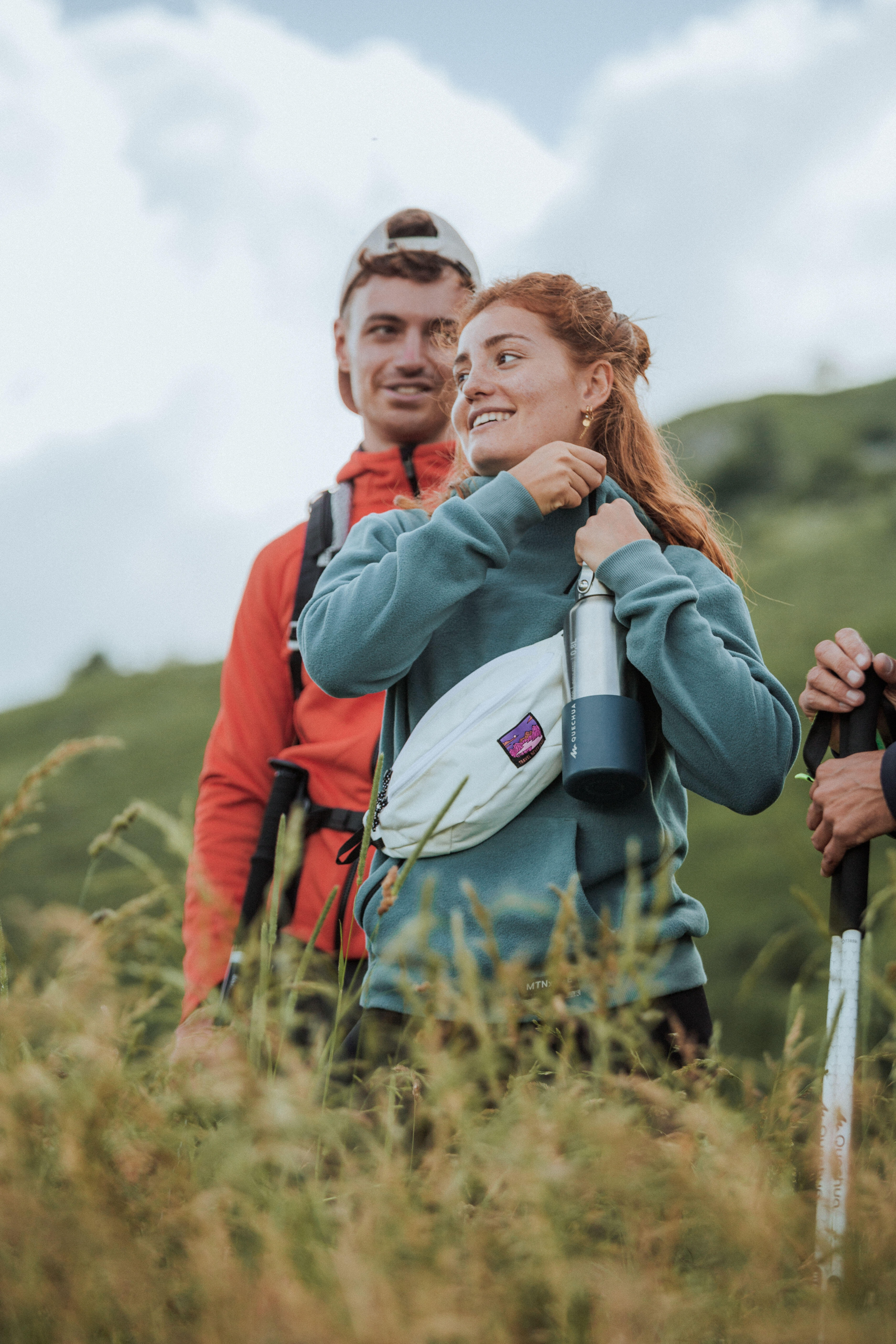 Толстовка жіноча для туризму Quechua MH100 8758532 M зеленафото12